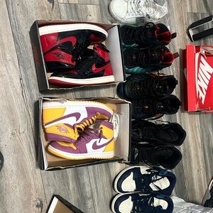 Foams Jordan’s and Gucci shoes
